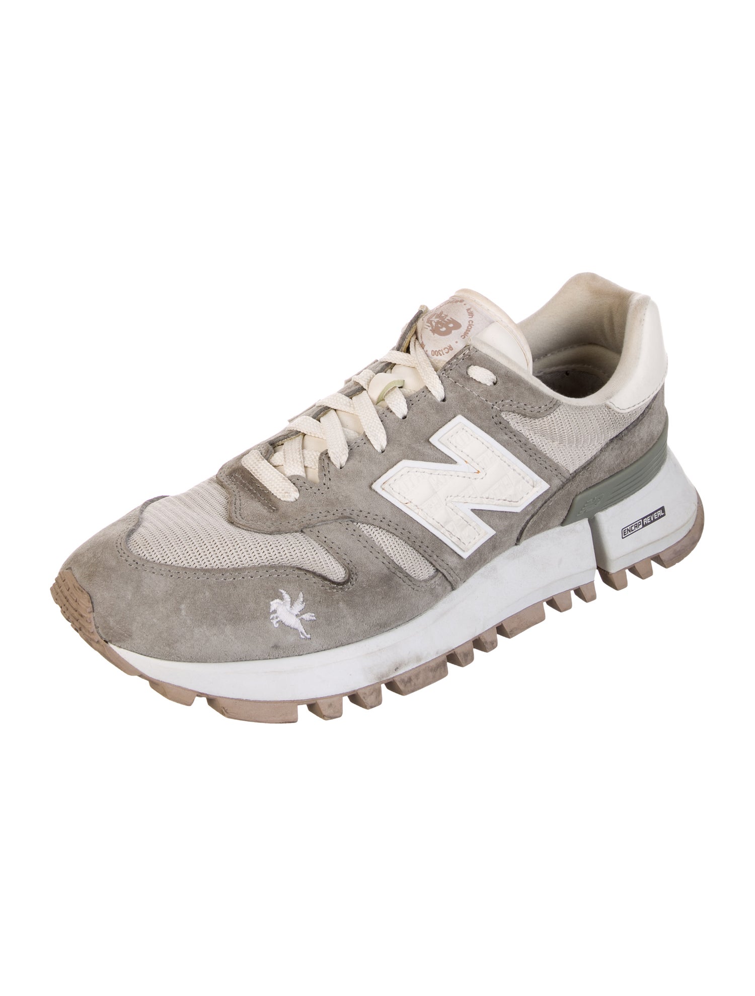 KITH x New Balance Suede Animal Print Athletic Sneakers